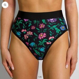 MOLLY Midnight Bloom Full Coverage High Rise Bikini Bottom S 93 Playstreet